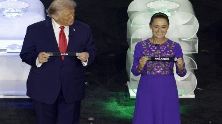 Trump y Sheinbaum coinciden por primera vez en la ceremonia del sorteo del Mundial 2026