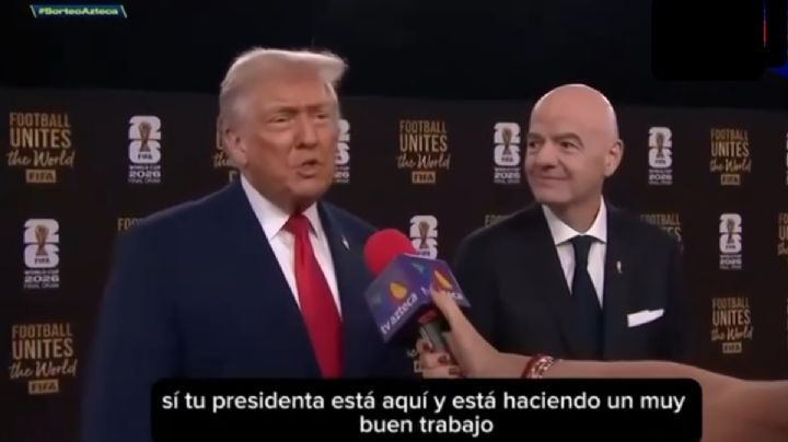 "Tu presidenta está haciendo muy buen trabajo", Trump elogia a Sheinbaum