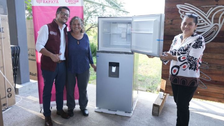 Entregan DIF Emiliano Zapata y DIF Estatal apoyos para vivienda digna