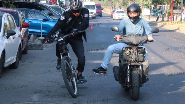 De Pantitlán y Neza, banda de bikers agresores de ciclistas