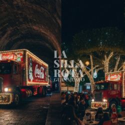 Así se vería la Caravana Coca Coca Cola pasando por el centro histórico de Guanajuato