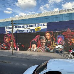 Así luce el mural de Stranger Things que le está dando color al bulevar Hidalgo en León