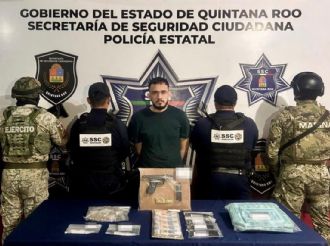 Cae “El Danone”, presunto jefe de plaza del CJNG en la zona norte de QRoo