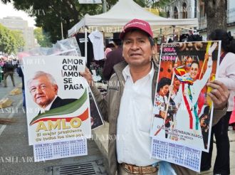 "No somos acarreados, pagamos nuestro pasaje”: asistentes al mitin de Sheinbaum