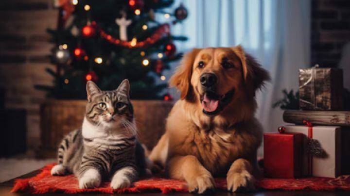 Cómo proteger a tu perro o gato durante las fiestas decembrinas: guía para evitar los riesgos más comunes