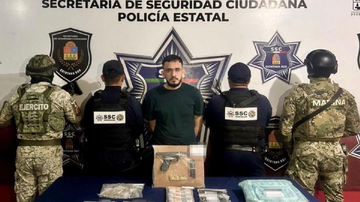 Cae “El Danone”, presunto jefe de plaza del CJNG en la zona norte de Quintana Roo