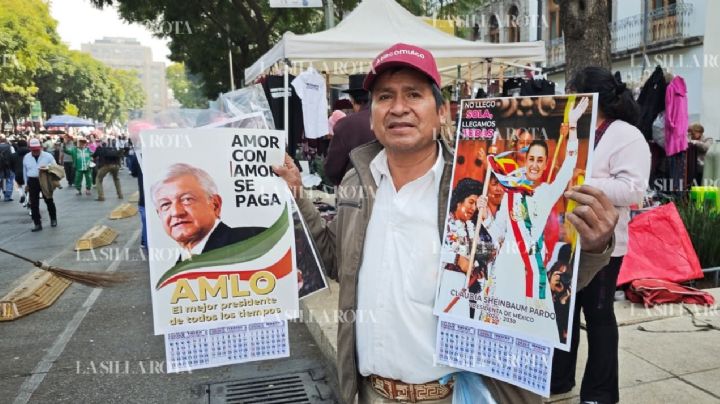 "No somos acarreados, pagamos nuestro pasaje”: miles llegan en autobús al Zócalo para el mitin de Sheinbaum