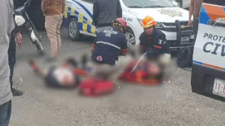 Automovilista fugitivo deja dos heridos