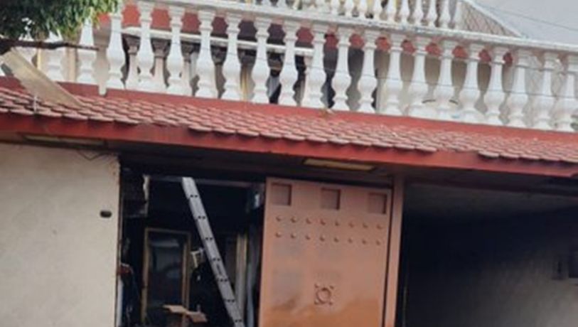 Explosión por gas deja dos heridos en Lindavista