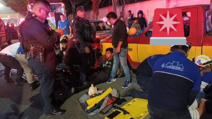 Vocho atropella a peregrinos en bulevar Xalapa - Banderilla, hoy 07 de noviembre