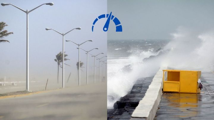 Estas son las rachas máximas de Norte hoy 8 de diciembre, tras entrada del frente frío 19