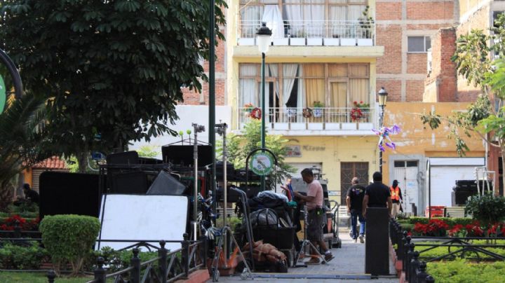 Filman película asiática en San Juan de Dios, en León