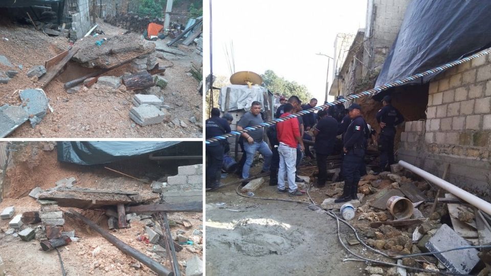 Vecinos de la colonia La Joya reportaron el colapso de la barda