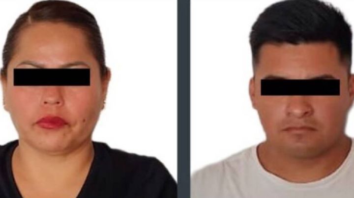 Capturan a Leonel N y Mariana Guadalupe N, extorsionadores de transportistas en Edomex