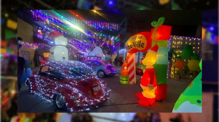 Calle Virgo vuelve a convertirse en villa navideña: 10 años de tradición en La Piscina