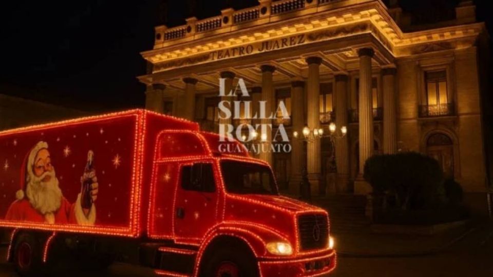 El paso de la Caravana Coca Cola es esperado por chicos y grandes.