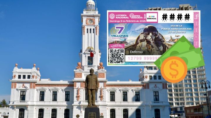 Lotería Nacional: Premio de 176,000 pesos cae en el puerto de Veracruz
