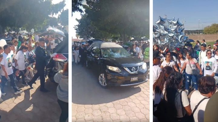 Al canto de 'justicia para Mateo' le dan el último adiós en su sepelio