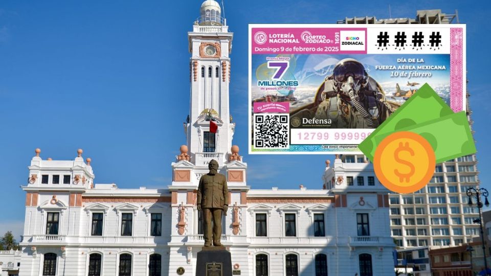 Premio de 176,000 pesos de la Lotería Nacional cae en Veracruz