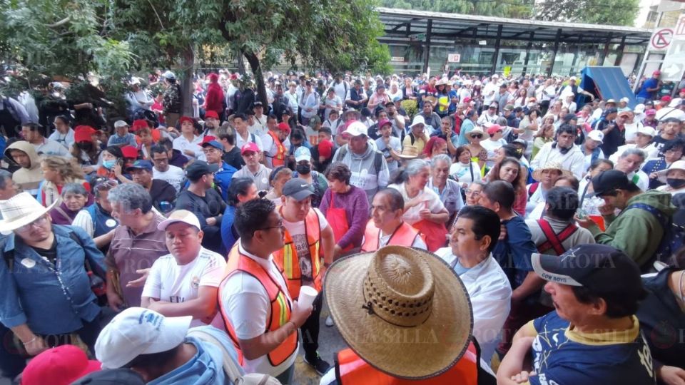 La mandataria señaló que en la marcha solo participó el cinco por ciento de todos los mercados