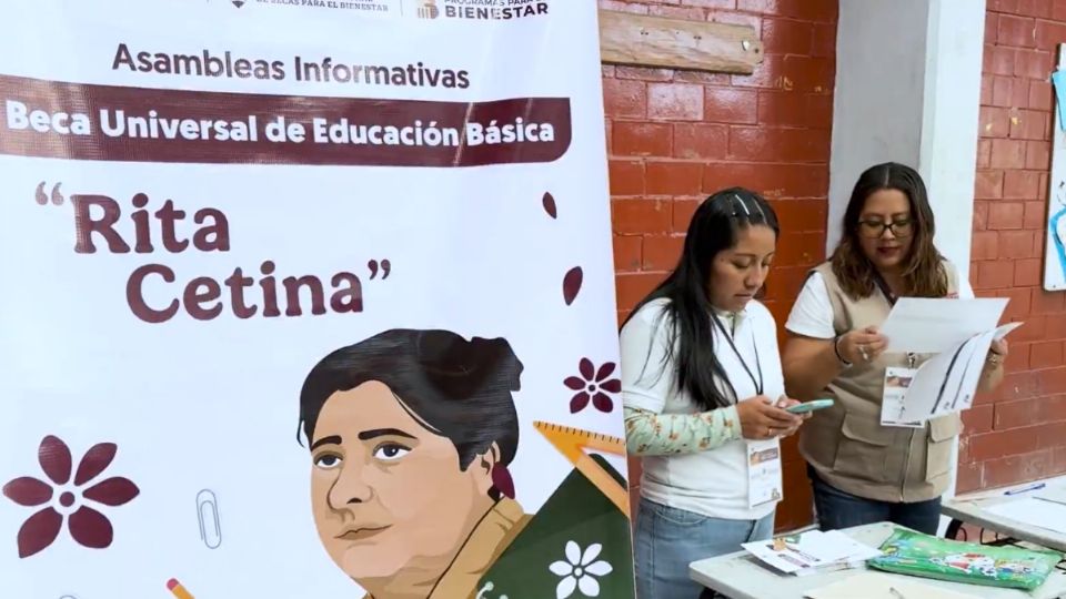 La Beca Universal Rita Cetina brinda apoyo económico a las y los estudiantes de educación básica