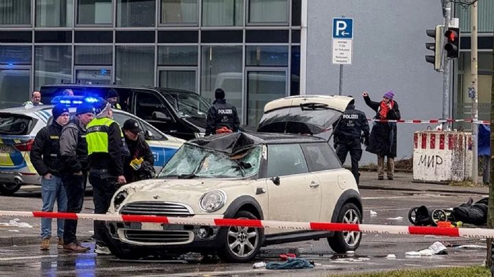 Atropellamiento masivo en Múnich suman ya 30 heridos