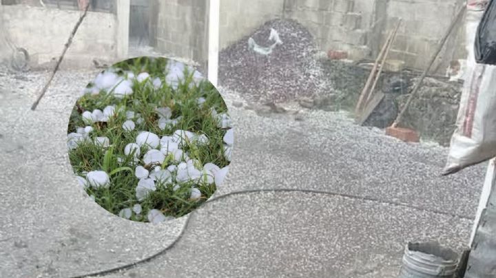 Cae la primera granizada de 2025 en Veracruz; fue en La Joya