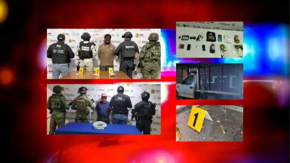 Catean domicilios en 4 municipios del sur de Veracruz; caen 2 personas y aseguran drogas