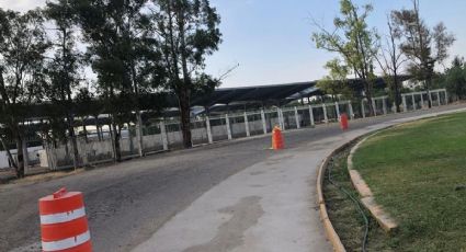 Estación de la oruga en tiempo récord y la pista de la deportiva San Miguel lleva 30 años dañada