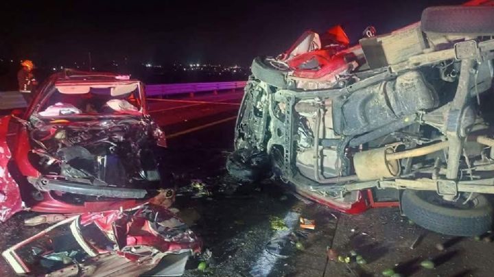 Así fue el trágico accidente en la México-Tuxpan: un muerto, una lesionada y los autos destrozados I Fotos