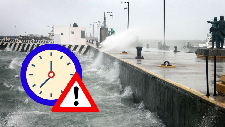 A esta hora estará más fuerte el viento del Norte en Veracruz hoy domingo 16 de febrero