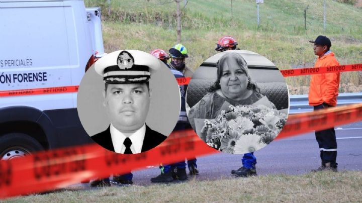 Marino mercante y su madre, víctimas de accidente mortal en la México - Puebla