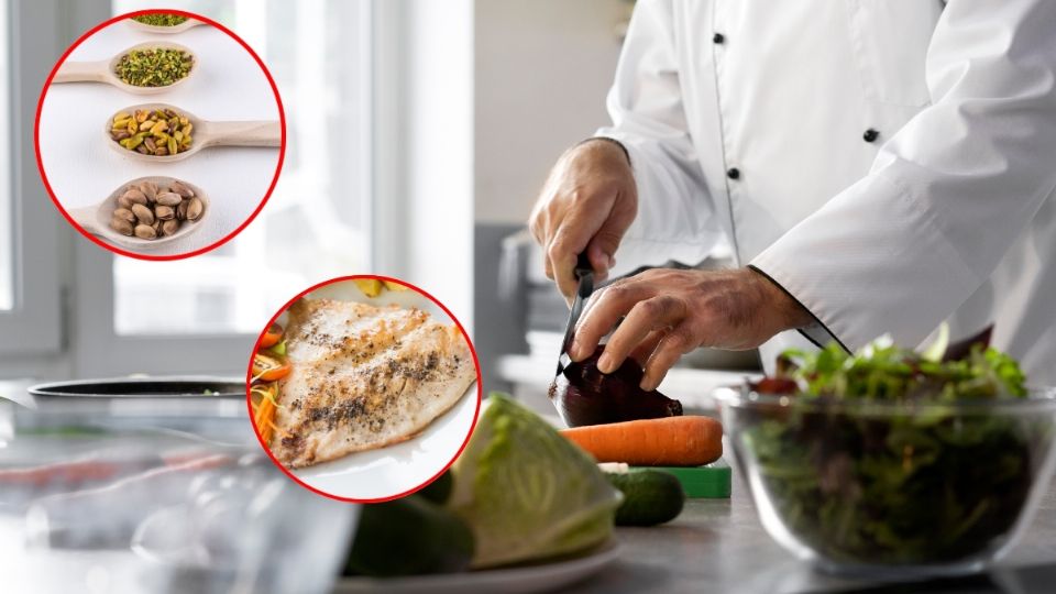 Pescado con pistaches