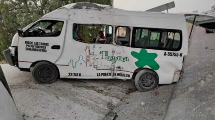 México-Pachuca: Chofer que chocó combi de Tizayuca viajaba alcoholizado y con su familia
