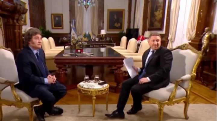 Video revela que Milei pactó preguntas a modo en entrevista