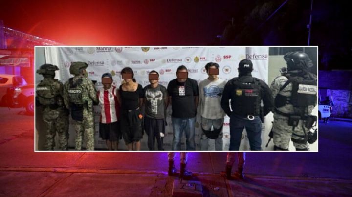Cateos en colonia Tarimoya de Veracruz deja 8 presuntos narcomenudistas detenidos