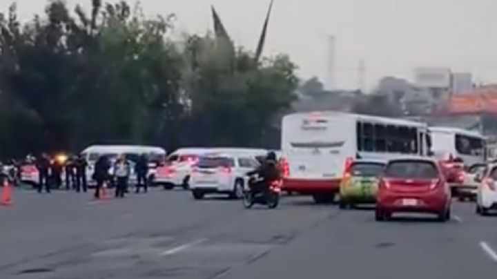 México-Pachuca: Así avanza boqueo de transportistas con dirección a la Ciudad de México