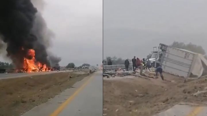 Arco Norte: Circulación cerrada por incendio de tráiler; te decimos a qué altura I Video