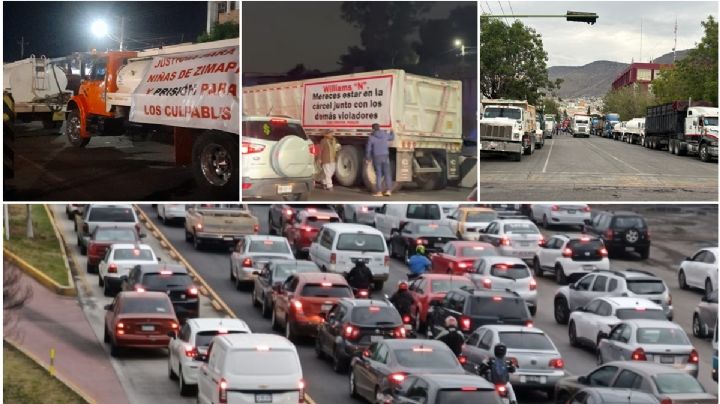 Minuto a minuto: sigue los bloqueos de transportistas en Pachuca