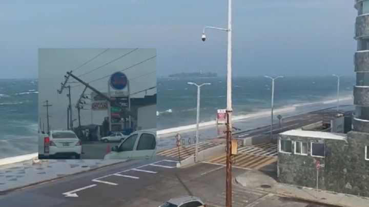 Frente frío: rachas del norte se acercan a los 90 km/h en Veracruz