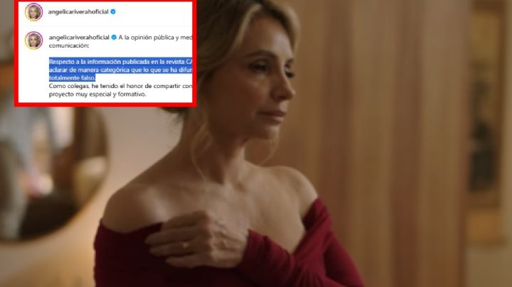 Angélica Rivera niega romance con joven actor y acusa a editorial Televisa: "hay mentiras que destruyen"