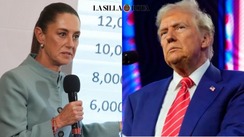 Claudia Sheinbaum y los pleitos con Donald Trump