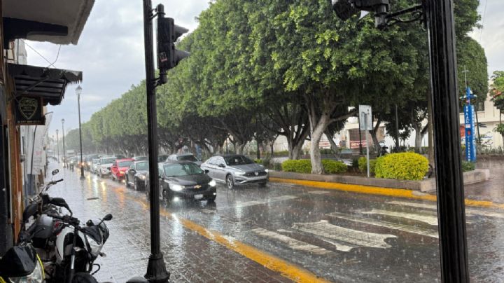 Granizo y aguacero en el centro de León | VIDEOS