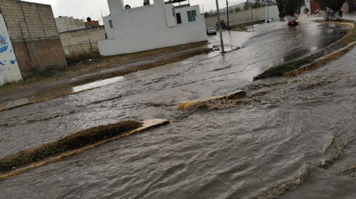 Lluvia inunda Pachuca y La Reforma; en otros municipios hubo granizo | FOTOS