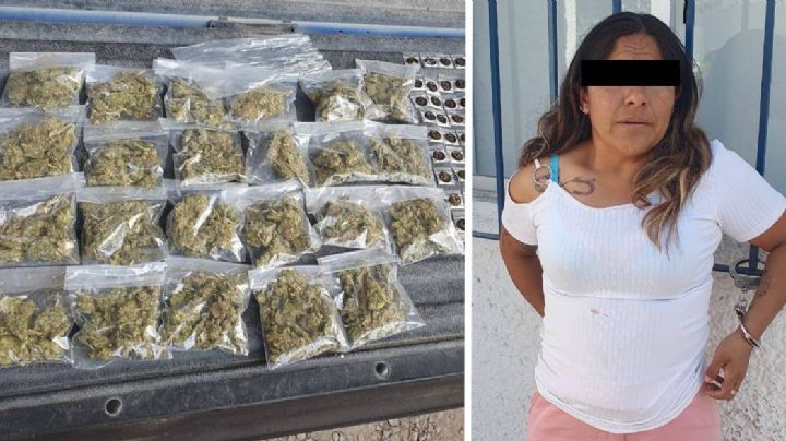 Detienen a Blanca presunta distribuidora de droga en San Juan de Abajo