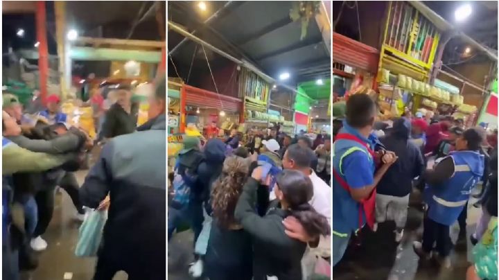 Carteristas atacan en central de abasto de Pachuca; casi terminan linchados | VIDEO