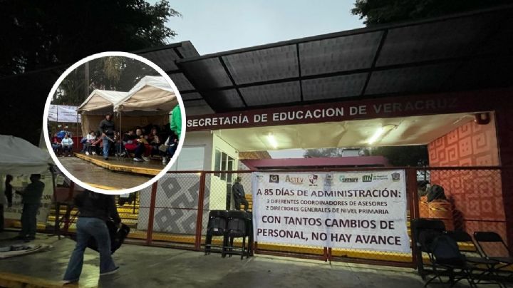 Sindicatos de maestros toman la SEV en Xalapa hoy 24 de febrero; esto exigen