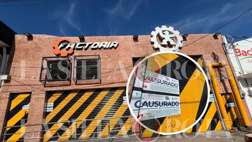 En las puertas se colocaron los sellos para evitar que abra.