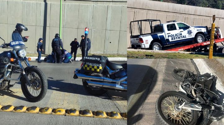 Patrulla estatal embiste a motociclistas en bulevar Colosio; hay lesionados