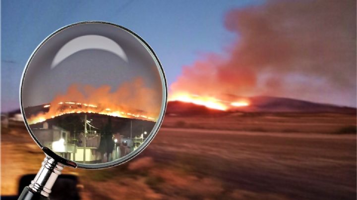 Incendio forestal arrasa con un cerro en Apan, hay temor que llegue a las casas | VIDEO